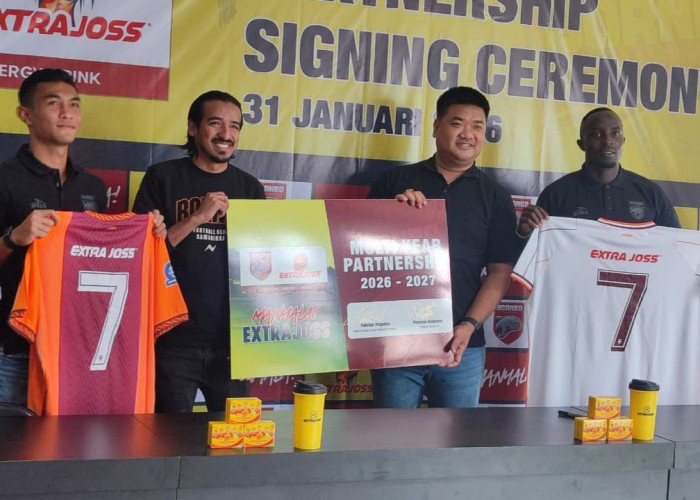 Borneo FC Resmi Gandeng Extra Joss, Perkuat Dukungan Menuju Perebutan Gelar Juara BRI Super League 2025/2026