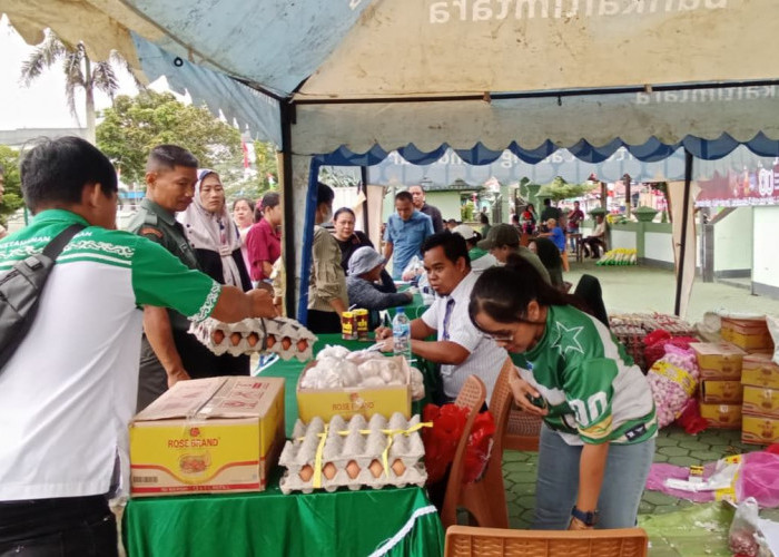 Gerakan Pangan Murah Kodim 0912/Kubar Diserbu Warga, Harga Sembako Lebih Murah dari Pasar