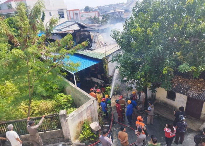 2 Kebakaran Melanda Balikpapan Kurang dari 24 jam, Pemadaman di Gunung Sari Ilir Terkendala Jalan Sempit