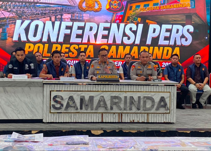 Polresta Samarinda Sita Narkoba Senilai Rp982 Juta dari 56 Kasus, 74 Tersangka Ditahan