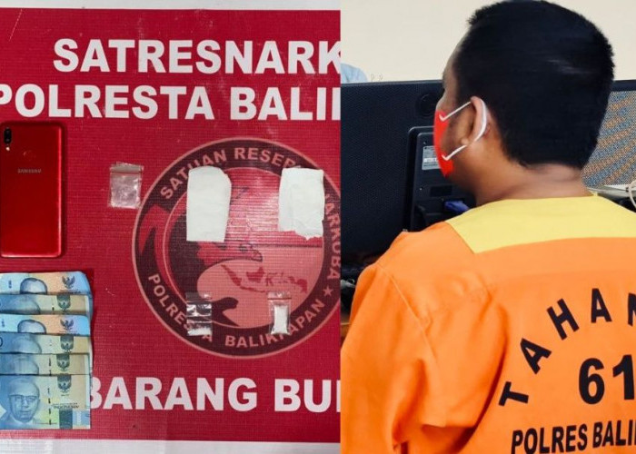 Residivis Kembali Edarkan Sabu, Gunakan Modus Transaksi Jalanan di Balikpapan Tengah