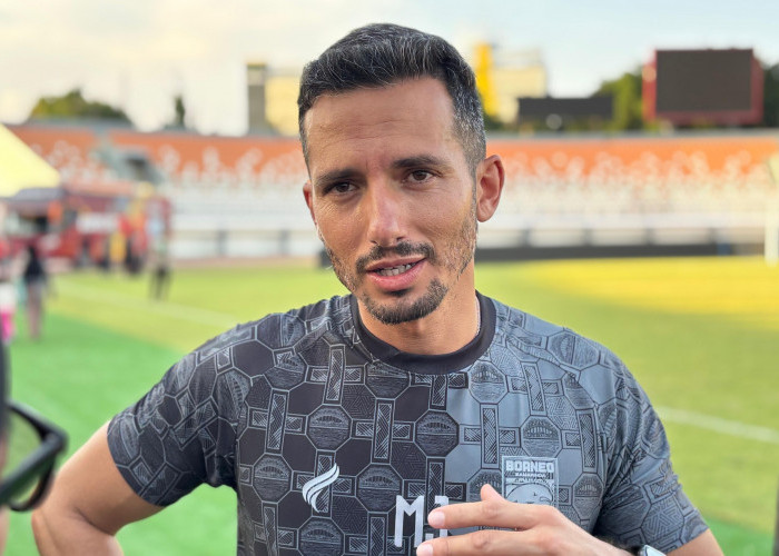 Mauro Jeronimo Latihan Perdana di Segiri Bersama Pemain Anyar Borneo FC