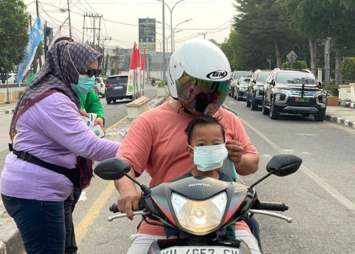 Udara Berau Masuk Status Tidak Sehat, Dinkes Bagikan 4.000 Masker 