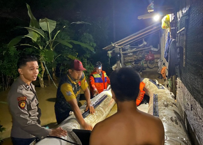 Sungai Karangan di Kutim Meluap, 300 KK Terdampak Banjir