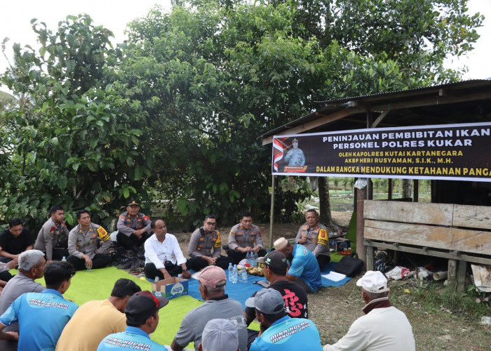 Kapolres Kukar Berkomitmen Membantu Ketahanan Pangan di Kukar