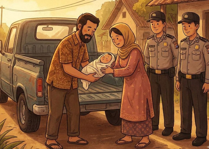 Bayi Laki-Laki Baru Lahir Ditemukan di Bak Mobil Warga Muara Badak Kukar, Polisi Selidiki Orangtuanya
