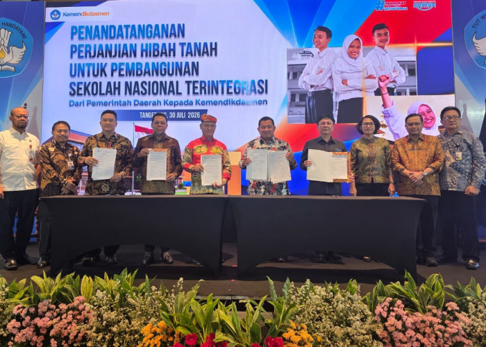 Bupati PPU Teken BAST Lahan Sekolah Nasional Terintegrasi, Pembangunan Segera Dimulai