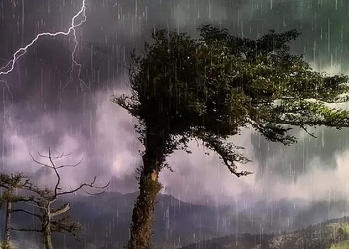 BMKG: Waspada Hujan Lebat Disertai Petir dan Angin Kencang  
