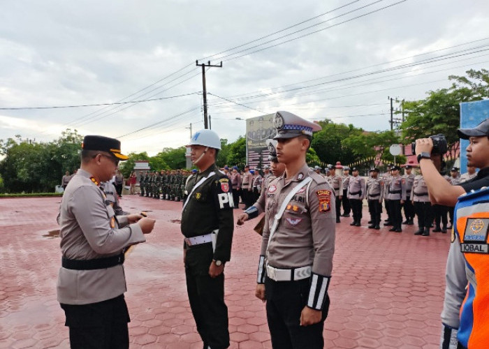 Operasi Lilin 2025 Dimulai, Polres Bontang Siagakan 447 Personel Gabungan