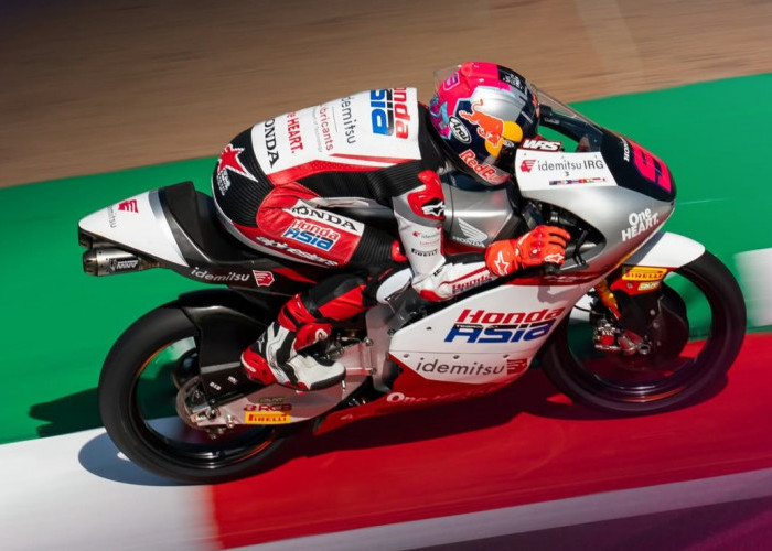 Veda Ega Pratama Menjauh dari Hakim Danish di Klasemen Rookie Moto3 2026