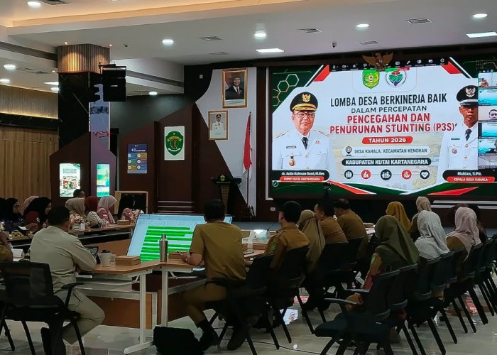 Desa Kahala Wakili Kaltim di Penilaian Nasional Desa Berkinerja Baik Tangani Stunting