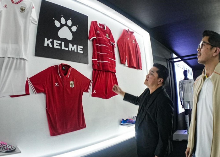 Jersey Baru Timnas Indonesia Dirilis, Erick Thohir Berharap Ada Hoki Baru