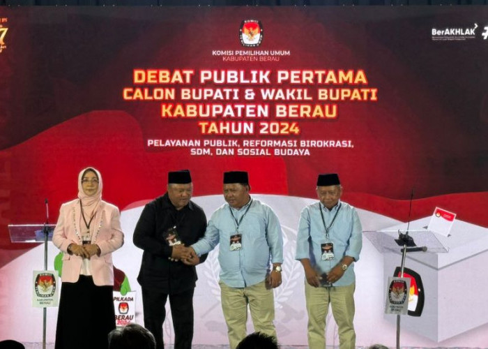 Debat Ke2 Pilkada Berau 2024, Usung Tema Ekonomi Infrastruktur dan lingkungan