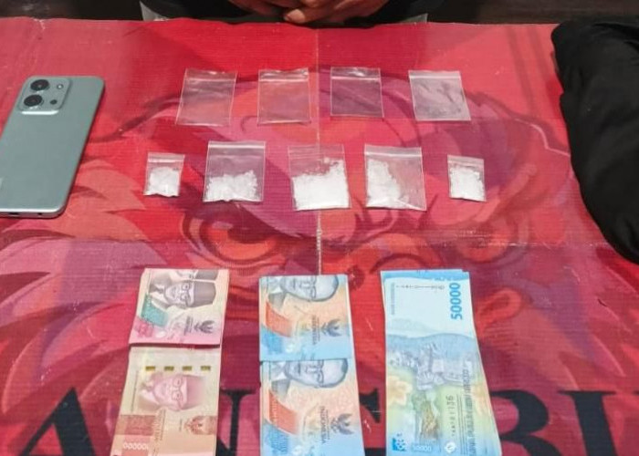 Tim Elang Satresnarkoba Paser Ciduk Terduga Pengedar Sabu di Kuaro