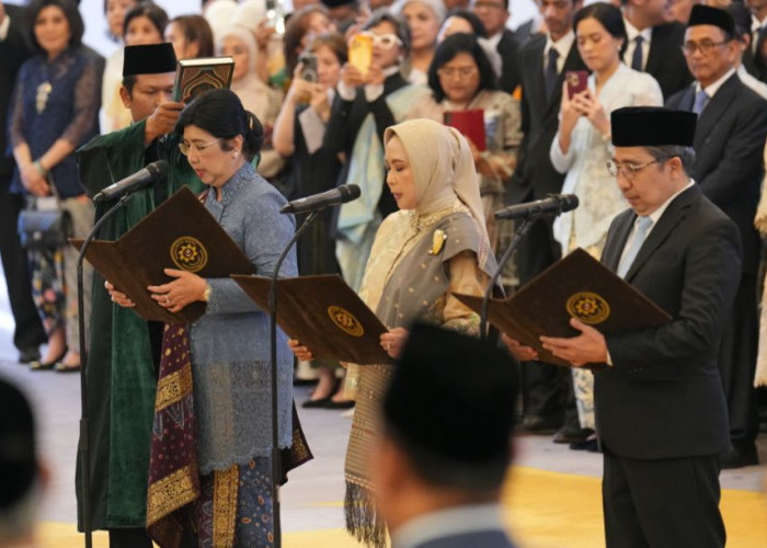 Destry Damayanti Resmi Dilantik sebagai Gubernur BI, Ini Fokus Utamanya