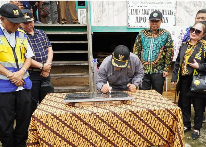 Penuhi Kebutuhan Air Bersih Bagi Warga, Pemkab Mahulu Resmikan Proyek SPAM di Mamahak Teboq