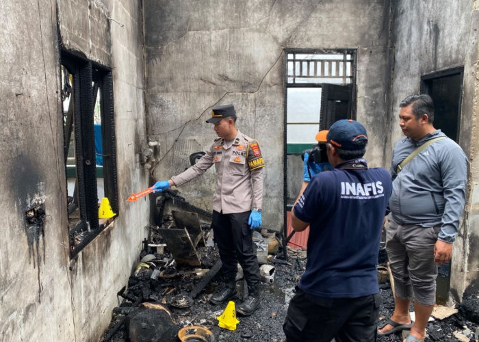 Inafis Polres Kubar Ungkap Penyebab Kebakaran Rumah Kos di Tering: Ada Pemindahan BBM
