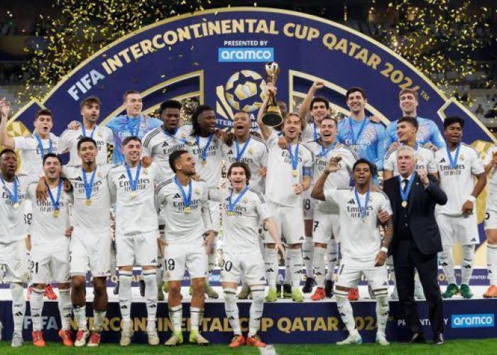 Real Madrid Kukuhkan Kedigdayaan Sebagai Club Papan Atas Dunia usai Menangi Piala Interkontinental 2024