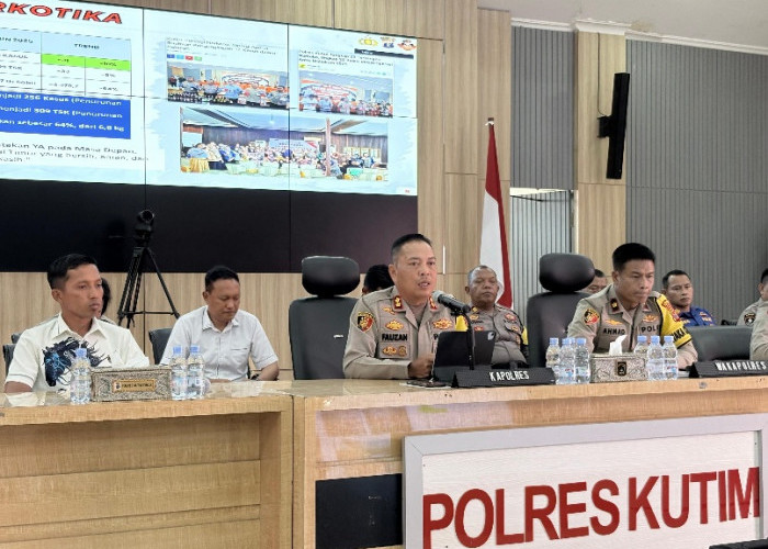 Kriminalitas di Kutim Turun Sedikit Sepanjang 2025, Judol, Narkoba dan Kekerasan Masih jadi Atensi