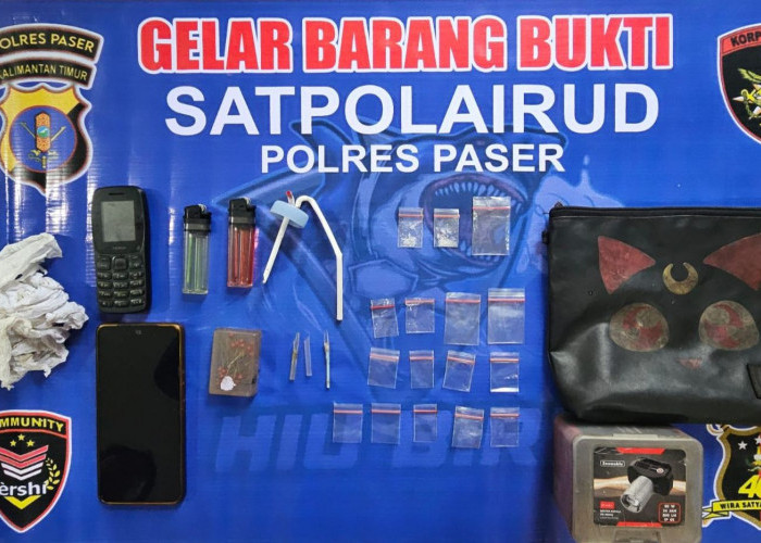 Kedapatan Bawa Sabu di Perairan Adang Bay, 2 Pria di Paser Ditangkap Polisi