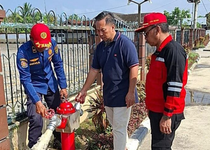 Hadapi Ancaman Kemarau Ekstrem, Disdamkarmat Berau Lakukan Pengecekan Kelayakan Hidran