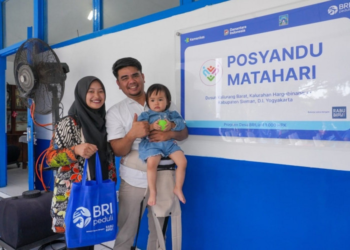 BRI Peduli Perkuat Layanan Kesehatan Ibu dan Anak melalui Posyandu Matahari di Desa Brilian Hargobinangun