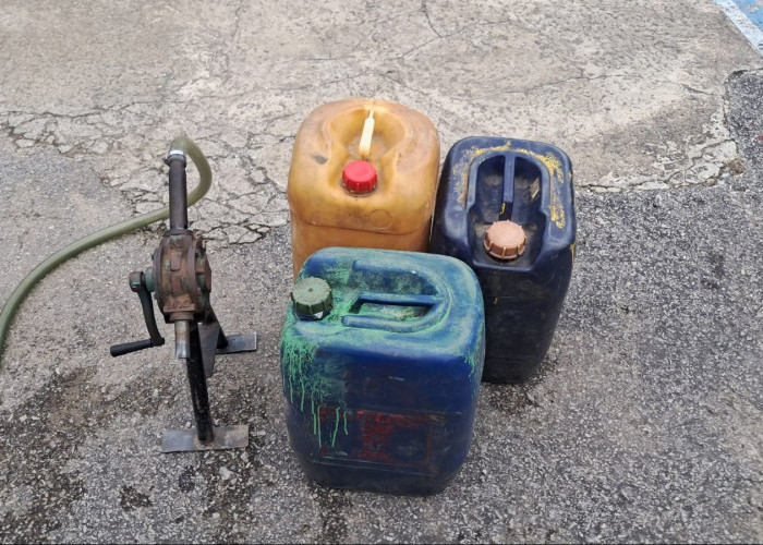 Polsek Loa Kulu Ungkap Penyalahgunaan BBM Subsidi, Sebanyak 10 Jerigen Pertalite Disita