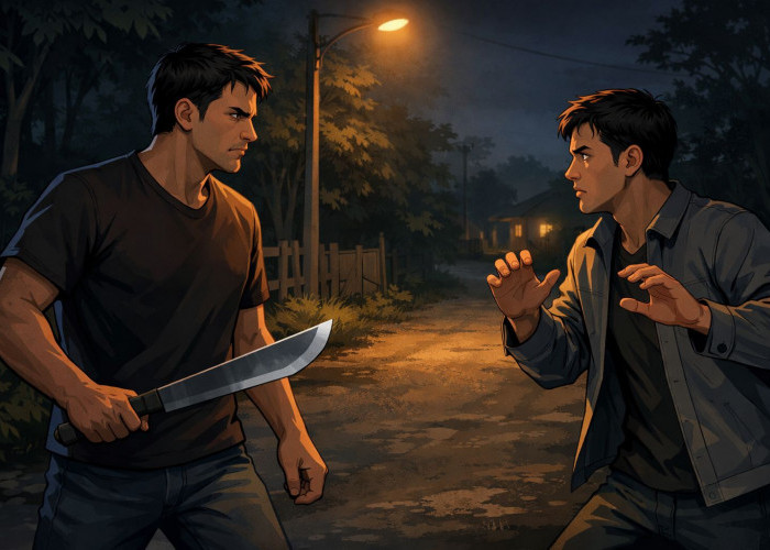 Kesal Ditanya Soal Utang, Pria di Balikpapan Barat Nekat Tebas Kaki Si Penagih Pakai Parang