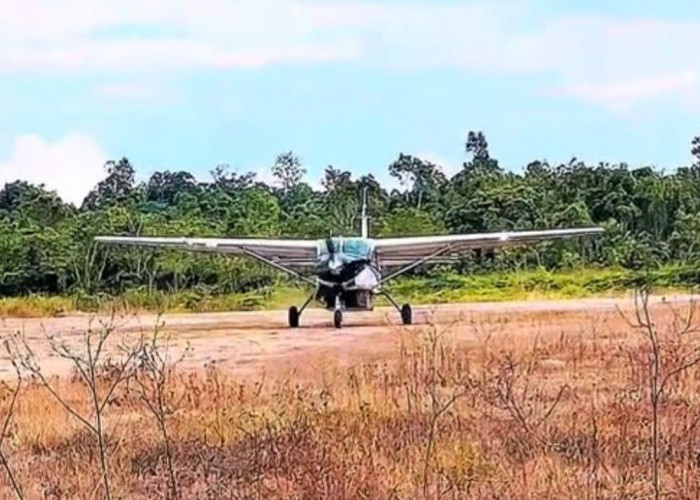 Runway Belum Diaspal, Operasional Bandara Uyang Lahai di Kongbeng Kutai Timur Terkendala Cuaca