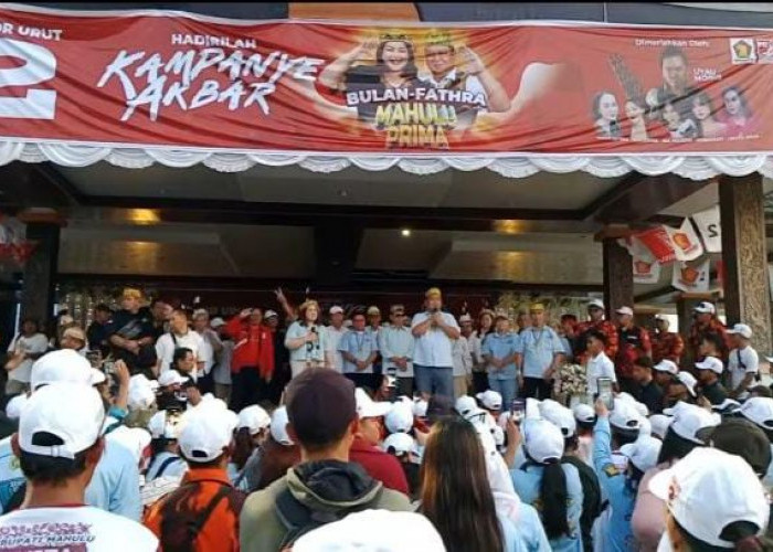 Bulan-Fathra Siap Berkontestasi di PSU Mahulu, Paslon 01 Pilih Kampanye Door to Door