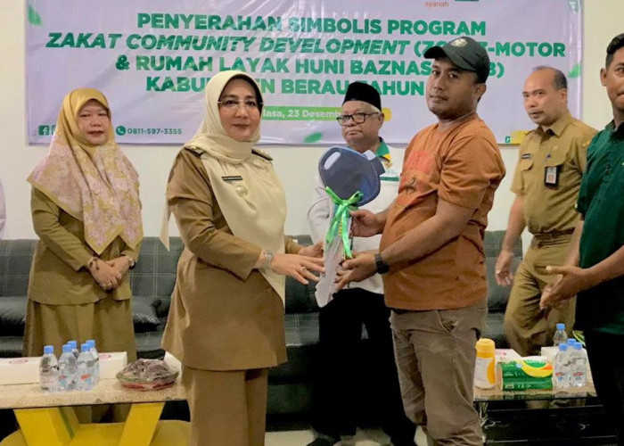 Baznas Berau Dorong Kemandirian Mustahik Lewat Bantuan ZCD Z-Motor dan Rumah Layak Huni