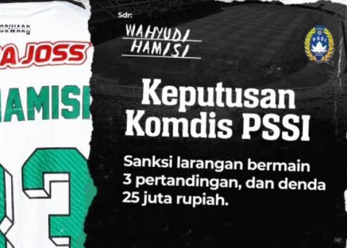 Dikenal Suka Kasar ke Pemain Lawan Tanpa Alasan, Komdis PSSI Cuma Jatuhkan Sanksi Ringan kepada Wahyudi Hamisi