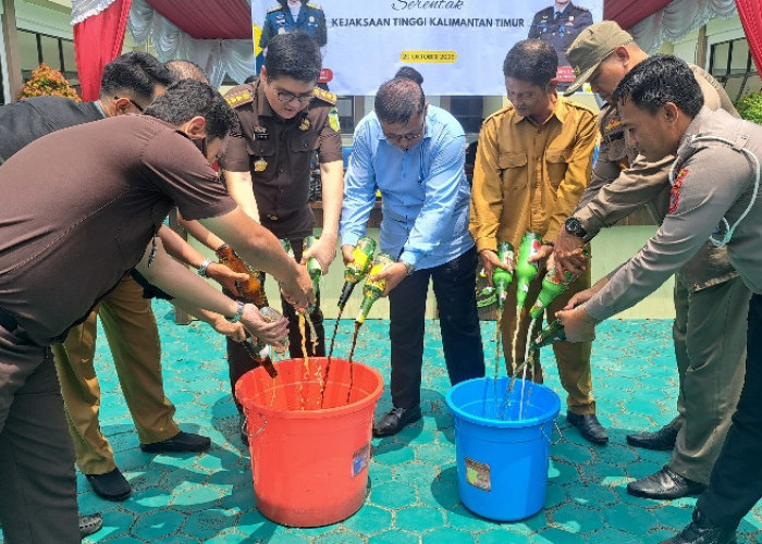 Kejari Berau Musnahkan Sejumlah Barang Bukti yang Sudah Berkekuatan HUkum Tetap