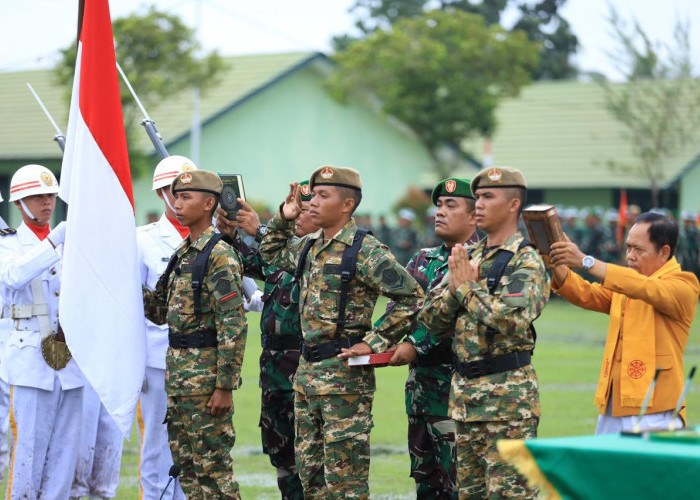 Ratusan Komcad Lulus dalam Latsarmil, 3 Peserta Terbaik Diberikan Penghargaan