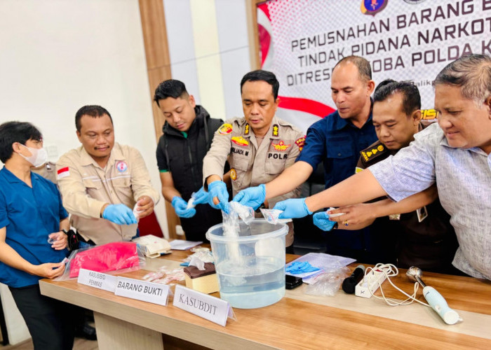 Polda Kaltim Gagalkan Perdaran Sabu Seberat Setengah Kilogram dari Seorang Pria di Berau 