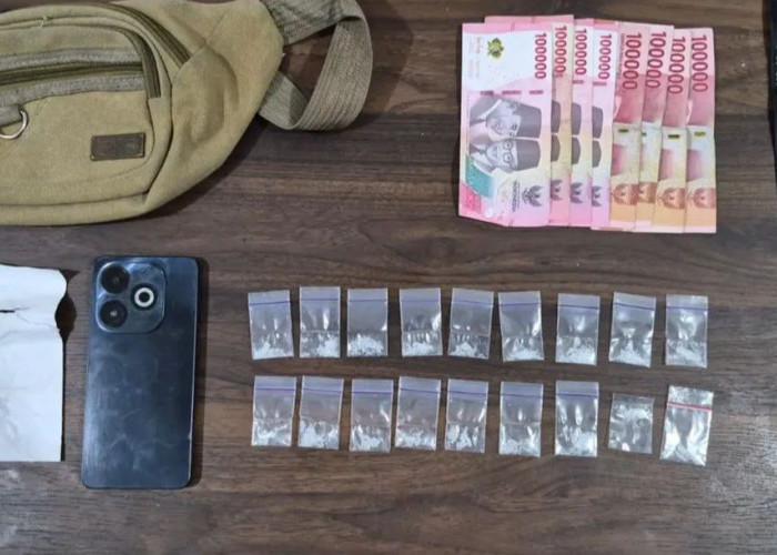 Pengedar Sabu Dibekuk di Bukit Biru Tenggarong, Polres Kukar Amankan 18 Paket