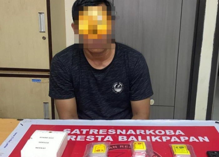 Sistem Tempel, Modus Residivis Narkotika Edarkan 3 Paket Sabu di Balikpapan