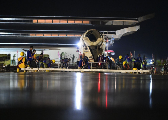 PUPR Terus Genjot Progres Pembangunan Jalan Akses dan Bandara VVIP IKN