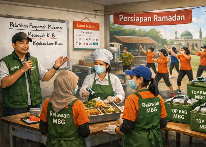 Distribusi MBG Libur, SPPG Sangatta Utara Fokus Pelatihan dan Persiapan Ramadan