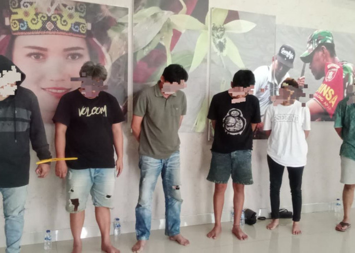 Unit Intel Kodim 0912/Kubar Gerebek Jaringan Sabu di Ngenyan Asa, 6 Pelaku Diserahkan ke Polres