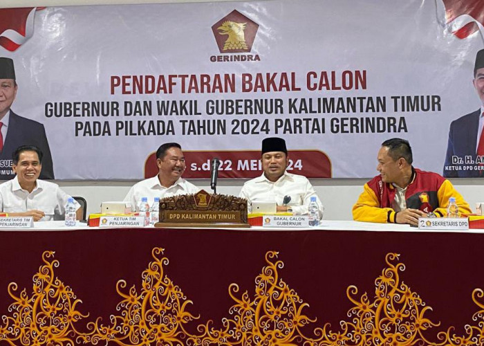 Daftar ke Gerindra Kaltim, Rudy Mas'ud: Bersatu Kita Teguh, Bercerai Banyak Yang Menunggu