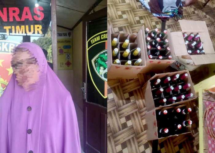 Gerebek Penjual Miras di Awal Ramadan Polisi Amankan 50 Botol di Teritip Balikpapan Timur