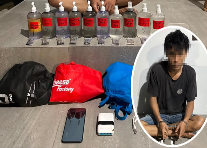 Polda Kaltim Sita 10 Botol Cairan Diduga Bahan Dasar Sabu Senilai Rp 3 Miliar di PPU 