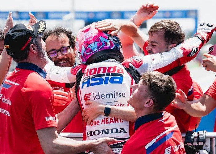 Podium di Balapan Kedua Moto3, Media Italia Sebut Veda Ega Pratama Rookie Sensasional