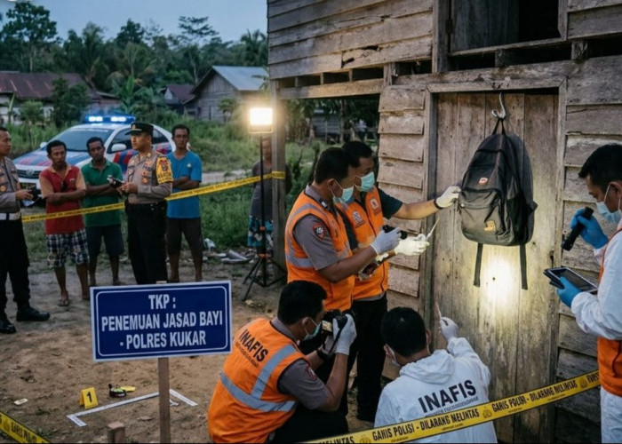Geger! Jasad Bayi dalam Ransel Ditemukan Tergantung di Rumah Kosong