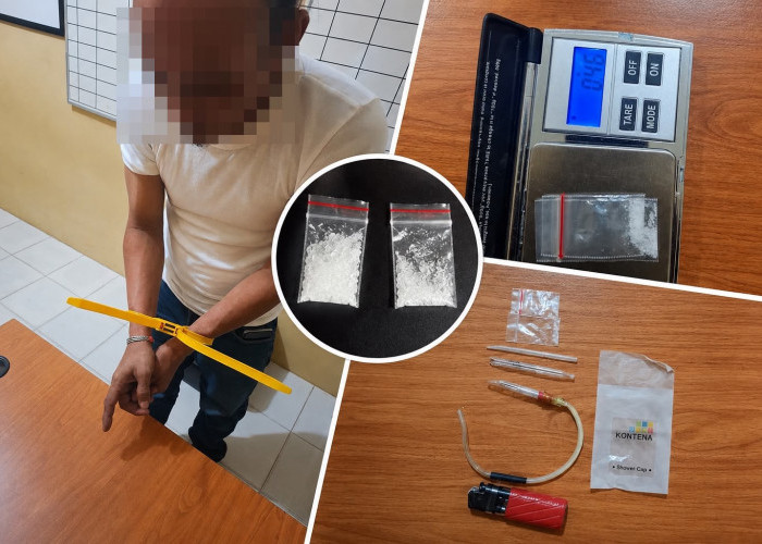 Polisi Tangkap Pengguna Sabu di Gunung Bugis 