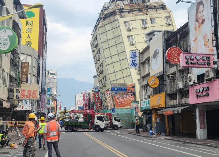 Taiwan Diguncang Gempa Susulan 6,1 SR: Bangunan Roboh, Penduduk Banyak yang Tewas 