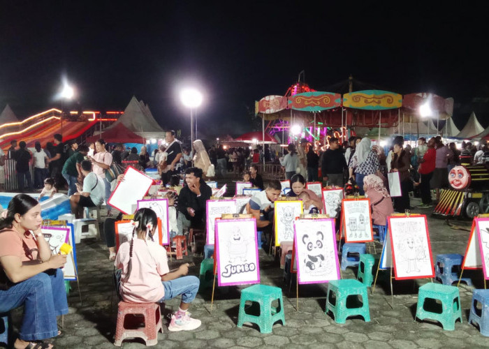 Melukis Jadi Magnet Festival Sempekat Harmoni Budaya 2026, Orang Tua Apresiasi Ruang Kreativitas Anak