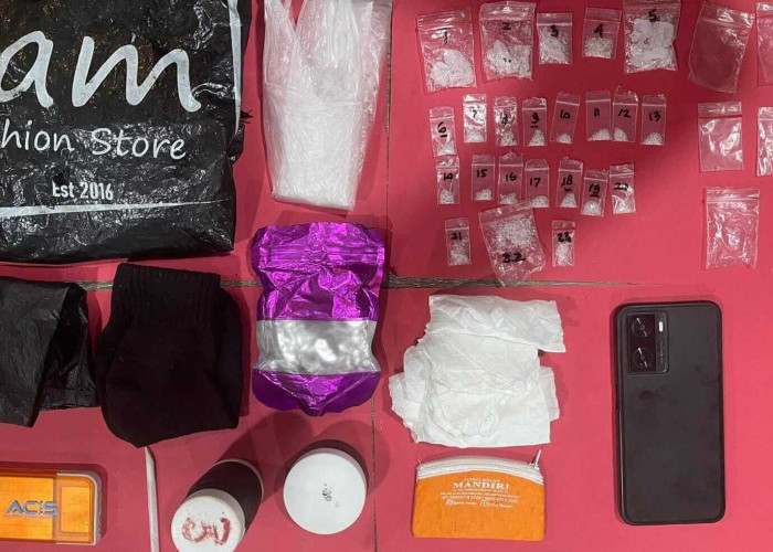 Polisi Ungkap Peredaran Narkotika di Kutai Barat, Gagalkan Peredaran 23 Poket Sabu