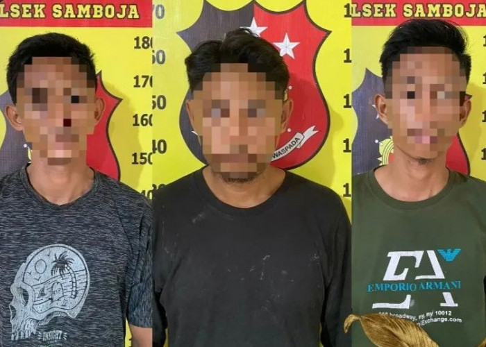 Curi Plat Penutup Gorong-gorong, 3 Pria Ditangkap Polisi 